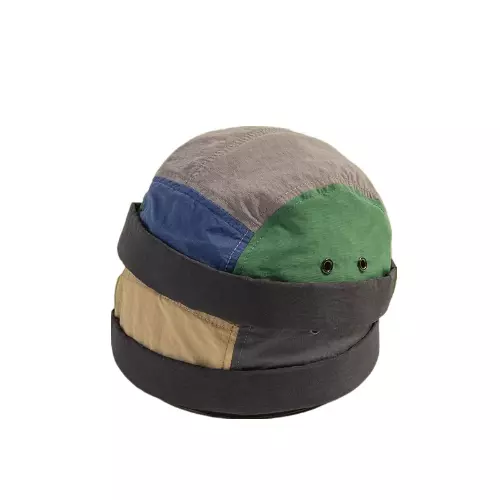 cotton-melon-patchwork-brimless-hat-adjustable