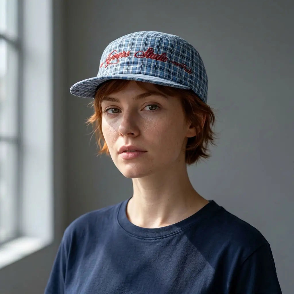 Coors Studio Plaid Flat Visor Army Baseball Cap