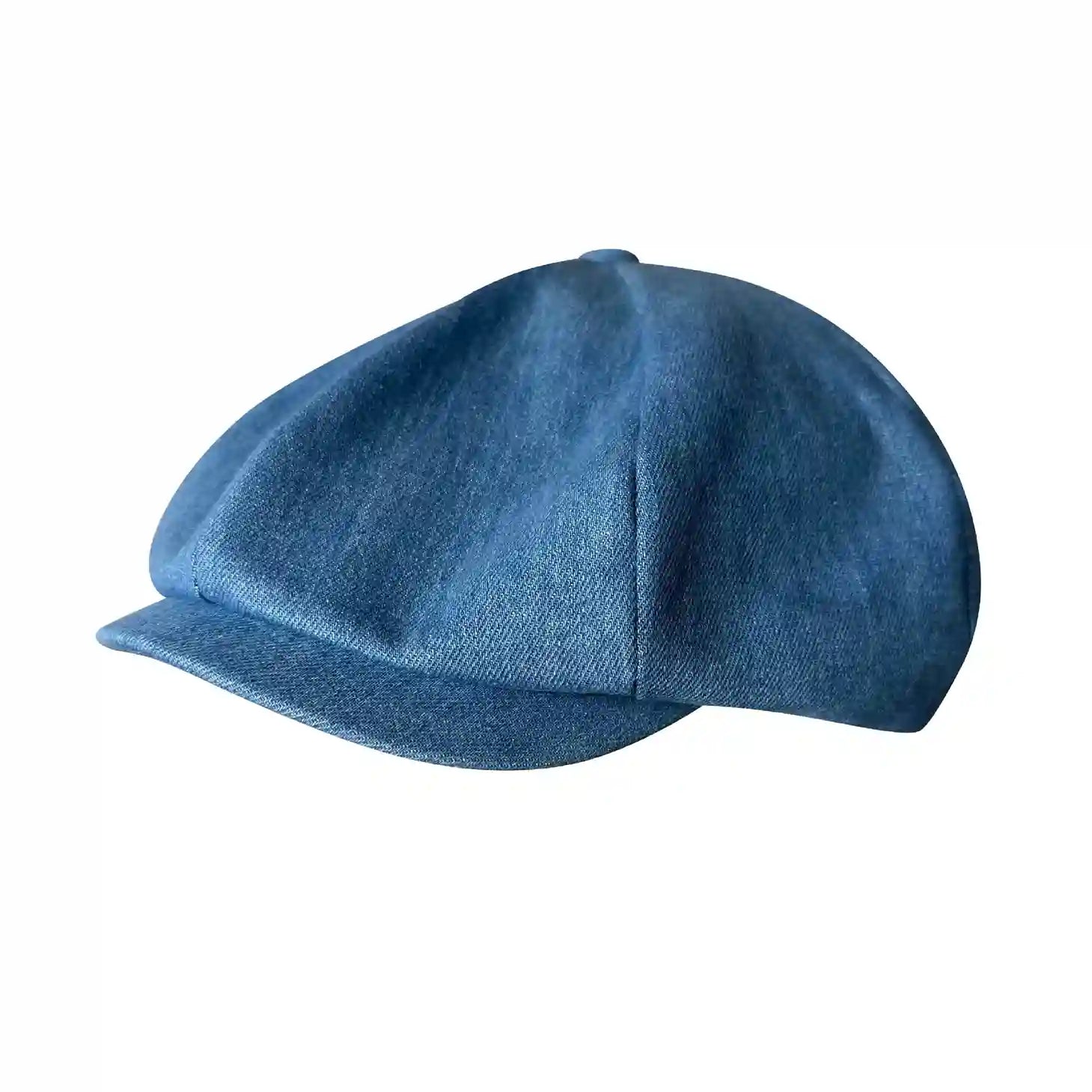Jacksonville Blue Denim Newsboy Cap | 8 Panels Cap | Bakerboy Cap Jacksonville Blue Denim Newsboy Cap | 8 Panels Cap | Bakerboy Cap