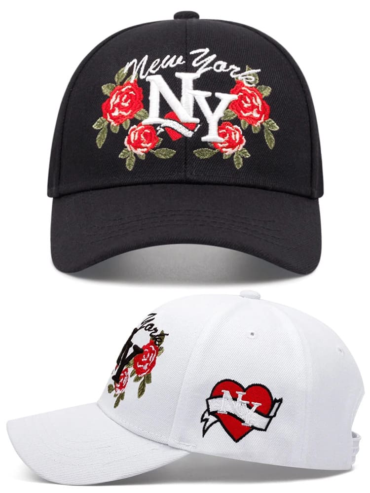 NY-cotton-men-women-summer-plain-hat