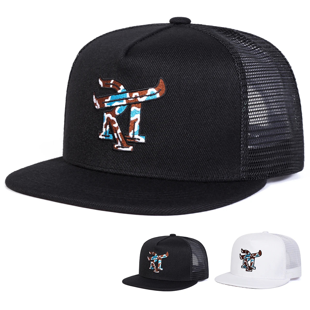 Casquette Trucker Rodeo Otto 1 – Snapback Maille Dos, Style Cowboy/Cowgirl
