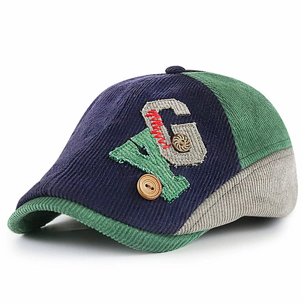 Young Gunmen Corduroy Gatsby Cap | Vintage Patchwork Ivy Hat – Ghelter