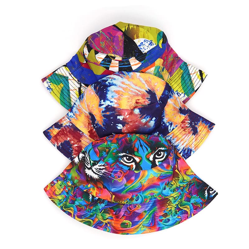 multicolor-fisherman-headwear-psychedelic-hippie-cotton