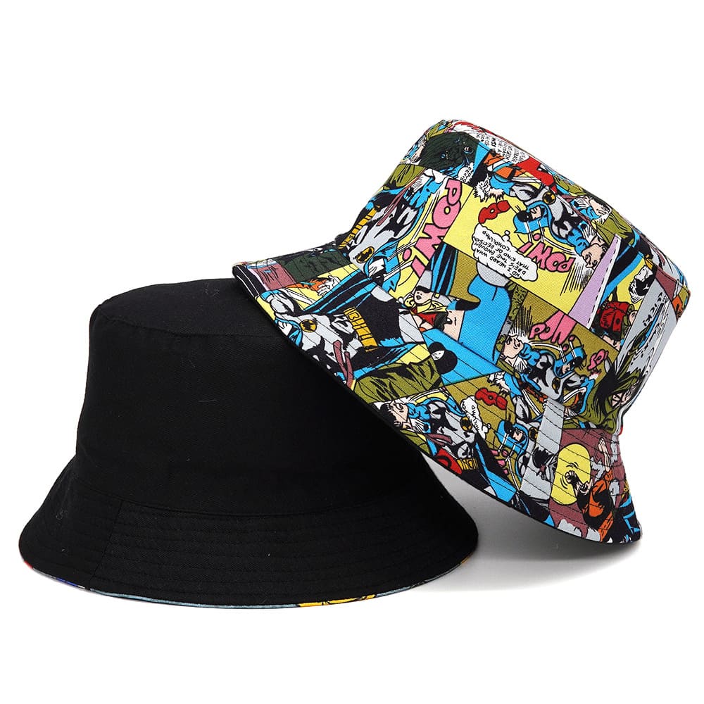 strips-manga-fisherman-headwear-cotton