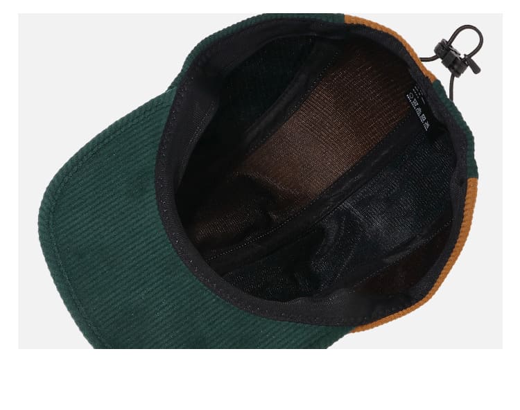 cotton-adjustable-hat-vintage-retro-bicolor-striped-lined