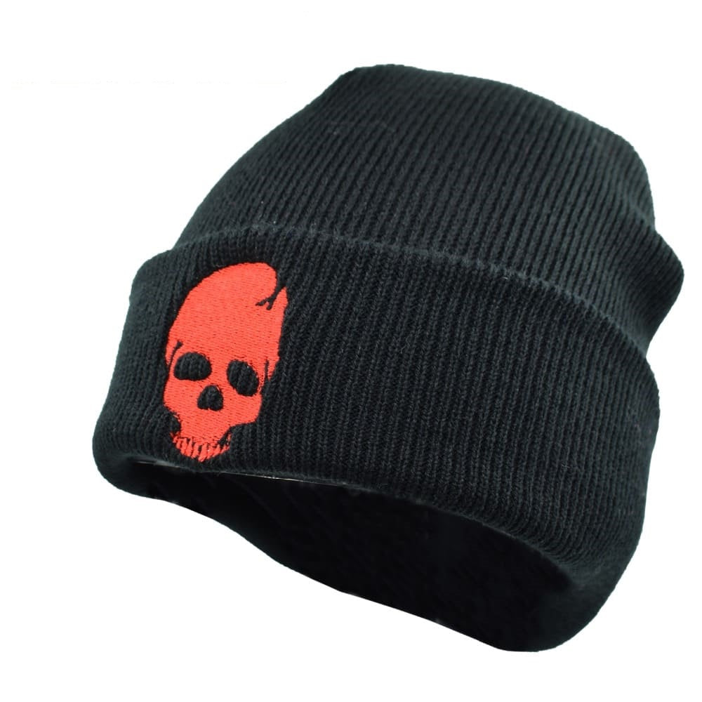 Winter-black-cotton-elastic-skeleton-halloween