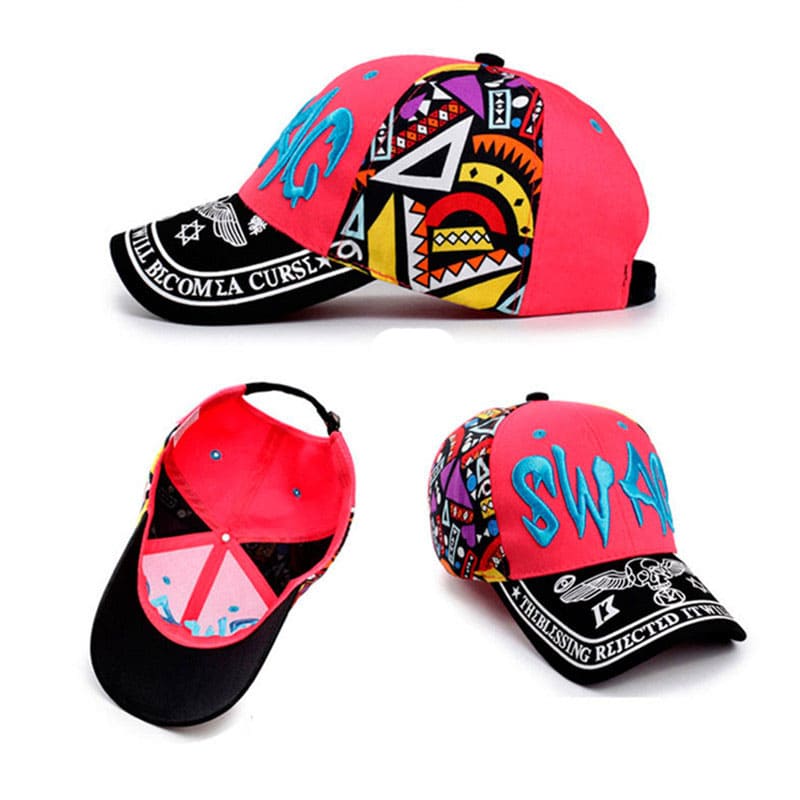 cotton-adjustable-psychedelic-hat-multicolor