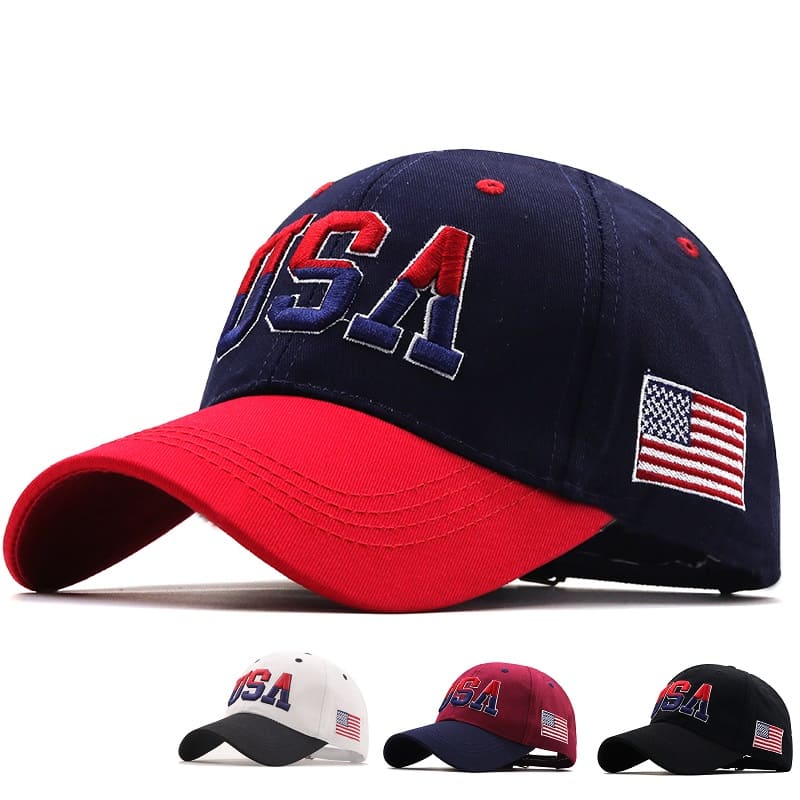 thumbnail image 2 of Rap Dom Thin Blue Line Black Ball Cap - American Flag Patch, Police Tactical, Adjustable 2 of 6
