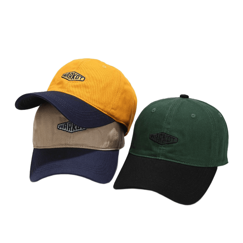 adjustable-vintage-hat-bicolor-plain