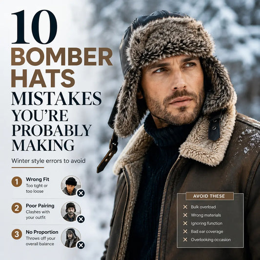 10 Bomber Hats Mistakes You're Probably Making
