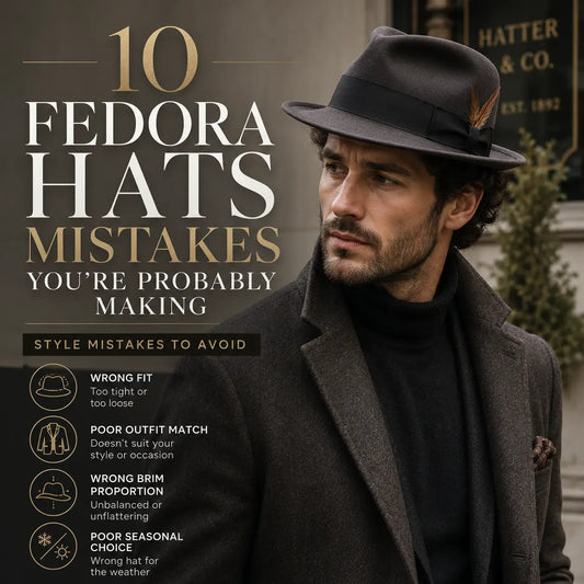 10 Fedora Hats Mistakes You're Probably Making