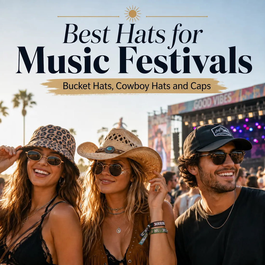 Best Hats for Music Festivals: Bucket Hats, Cowboy Hats and Caps