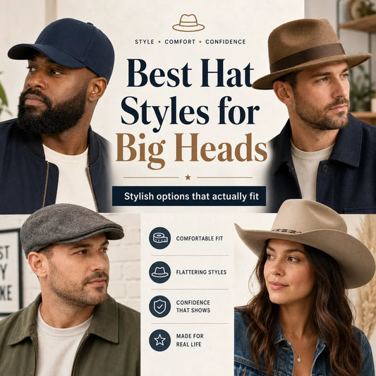 Best Hat Styles for Big Heads: Everything you Need to Know