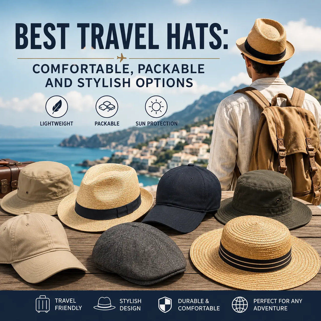 Best Travel Hats: Comfortable, Packable and Stylish Options