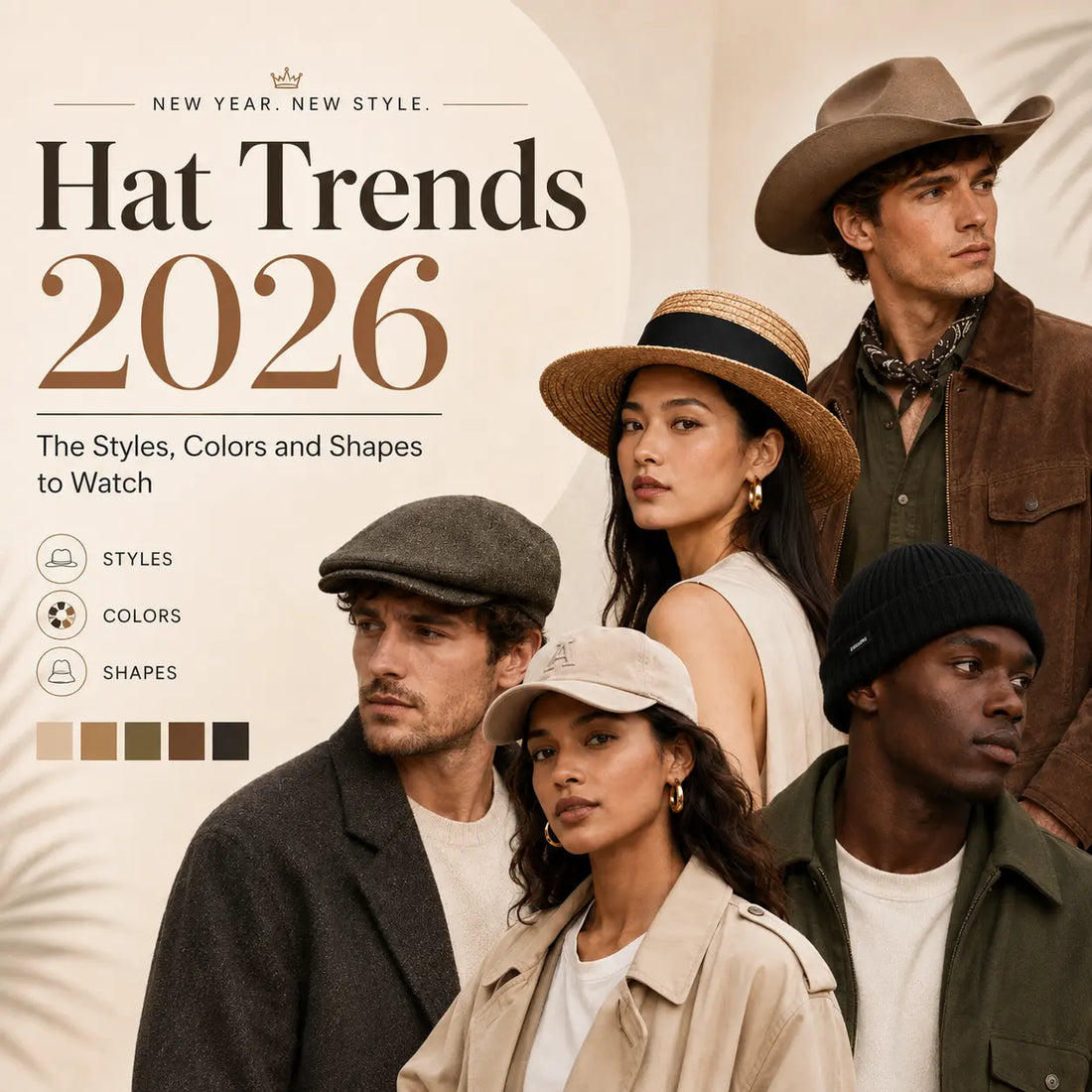 Hat Trends 2026: The Styles, Colors and Shapes to Watch