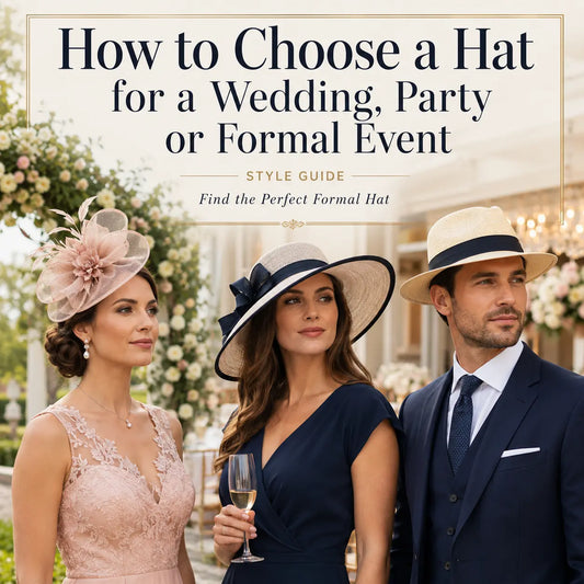 How to Choose a Hat for a Wedding, Party or Formal Event