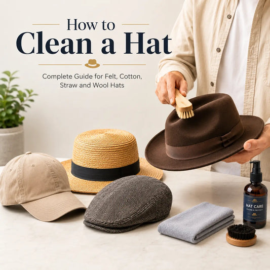 How to Clean a Hat: Complete Guide for Felt, Cotton, Straw and Wool Hats