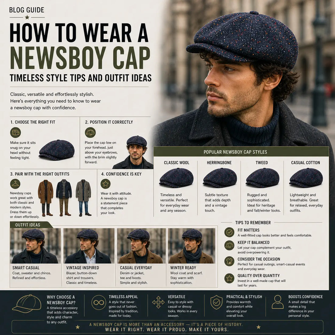 How to Wear a Newsboy Cap: Timeless Style Tips and Outfit Ideas