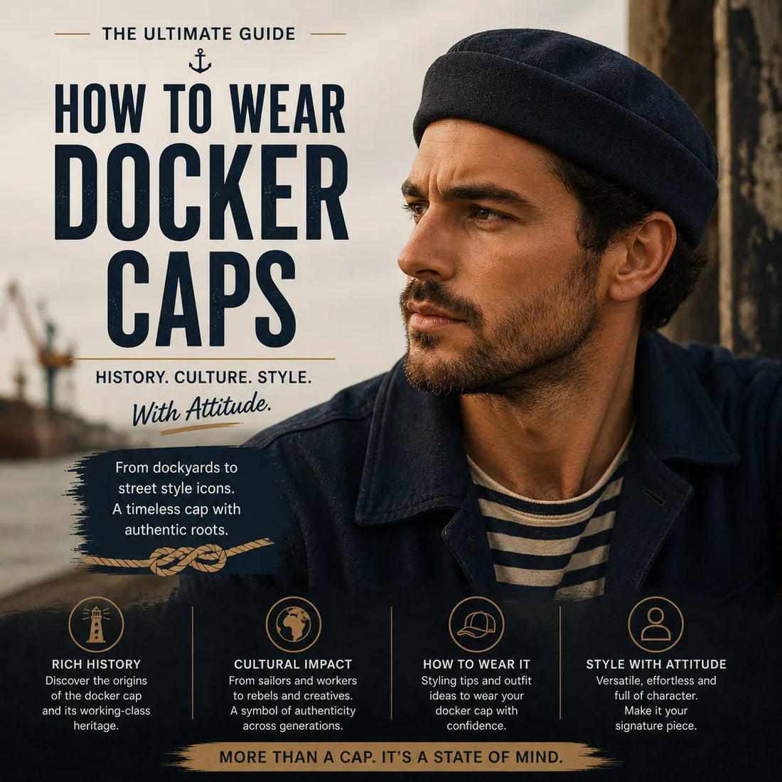 How to Wear Docker Caps: History, Culture, and Style with Attitude