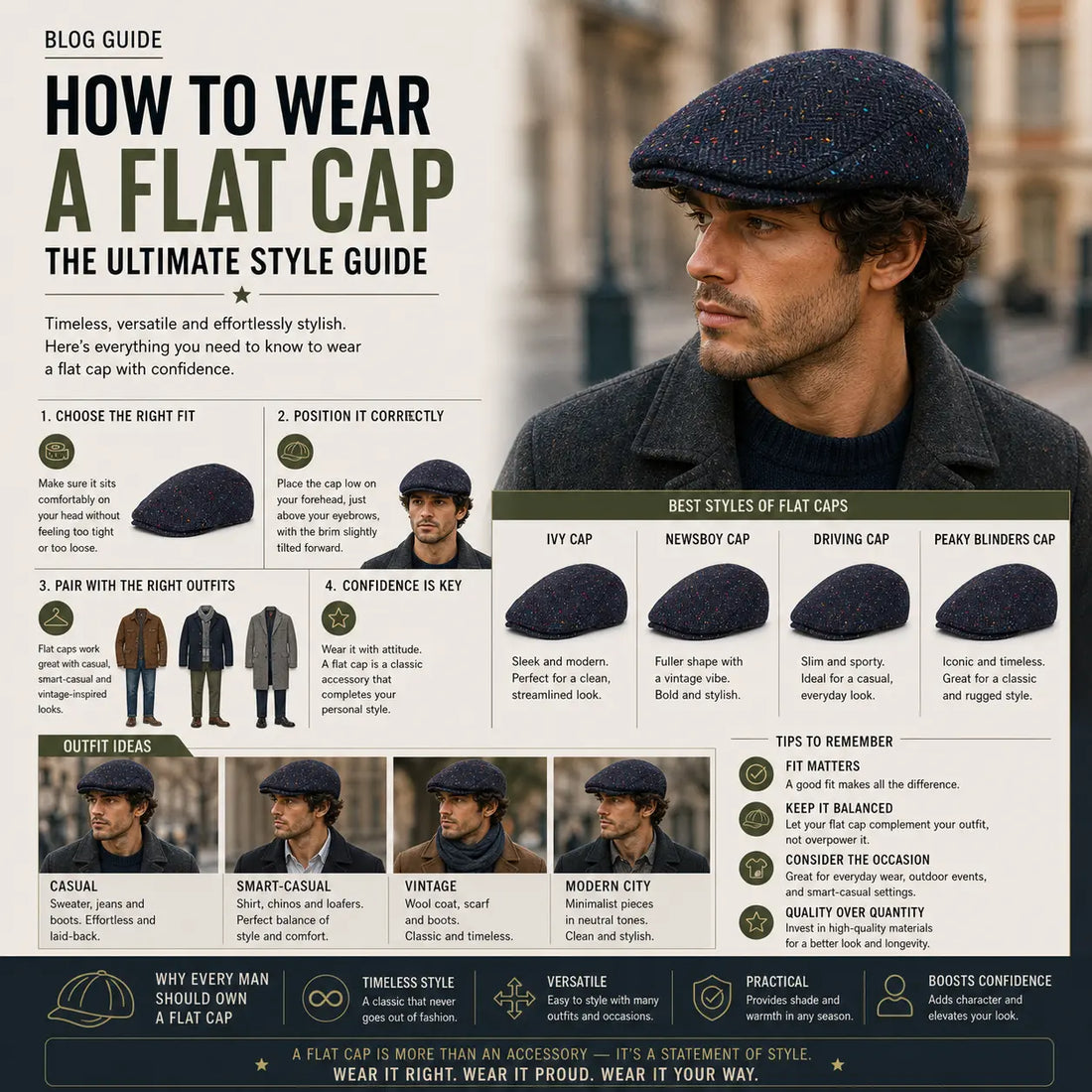 How to Wear a Flat Cap: The Ultimate Style Guide