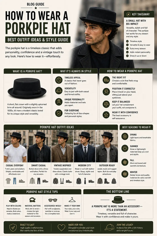 How to Wear a Porkpie Hat: Best Outfit Ideas