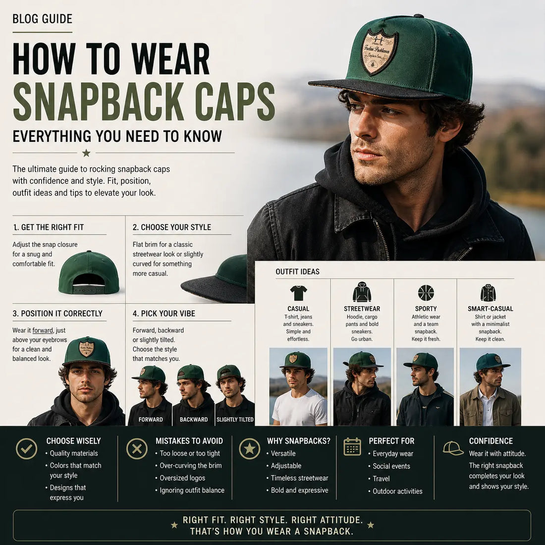 How to Wear Snapback Caps: Everything You Need to Know