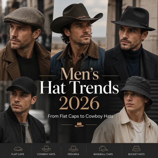 Men’s Hat Trends 2026: From Flat Caps to Cowboy Hats