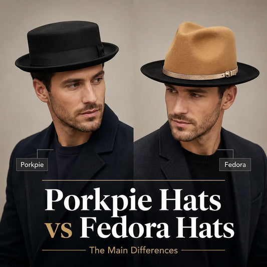 Porkpie Hats vs. Fedora Hats: The Main Differences