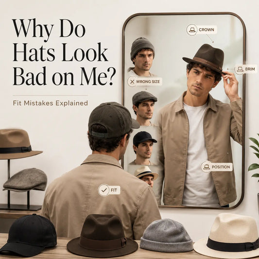 Why Do Hats Look Bad on Me?: Fit Mistakes Explained