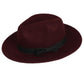 Adams Plain Wool Fedora Hat
