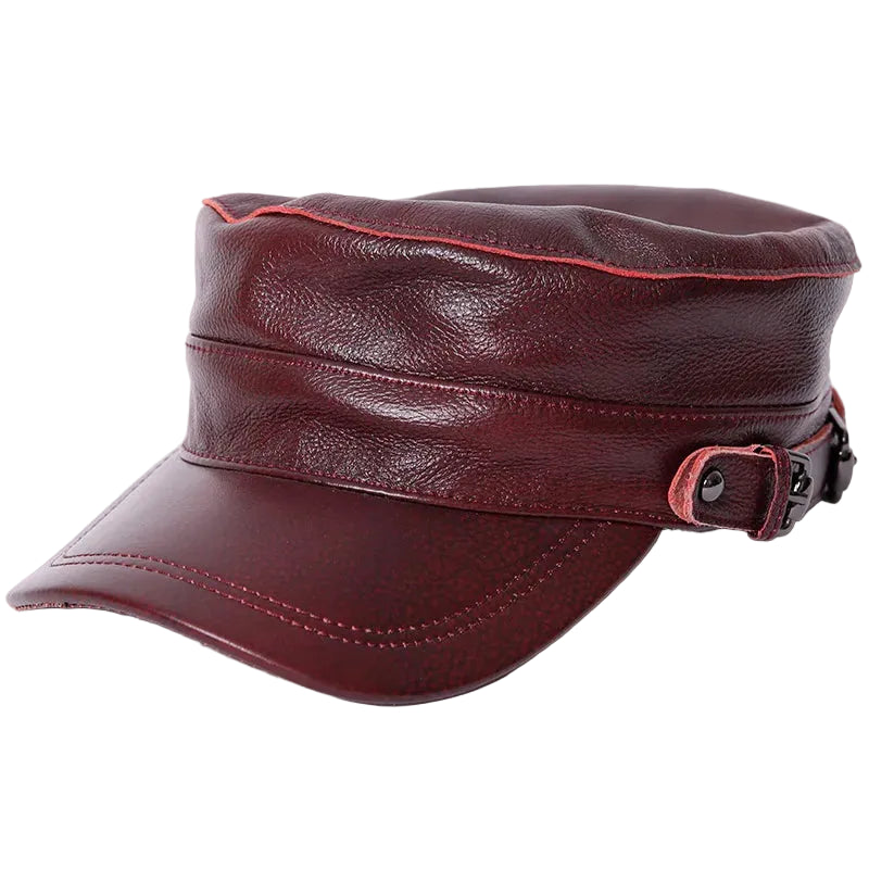 Anderson Genuine Leather Army Cap | Heritage Military Hat – Ghelter