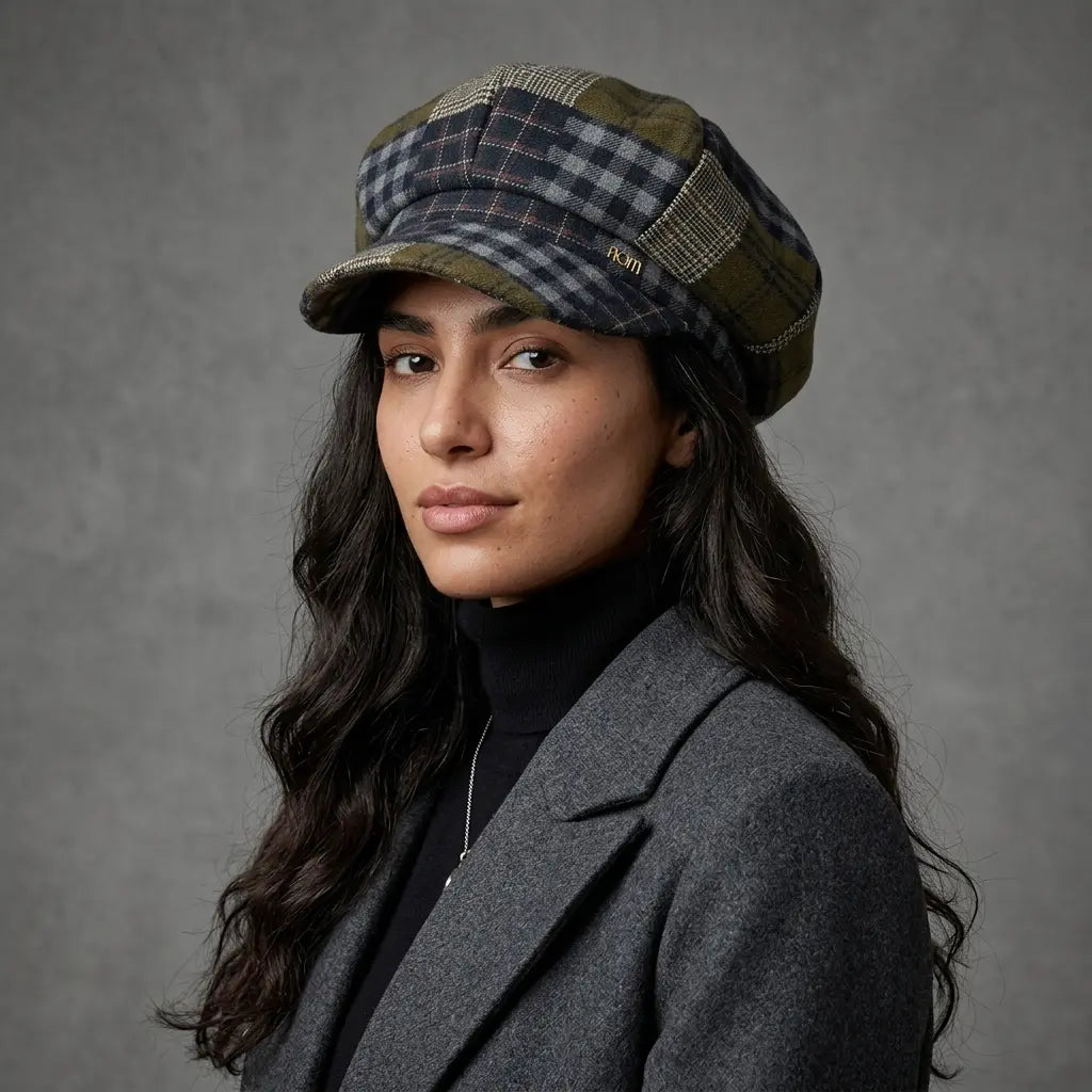 female-girls-vintage-retro-newsie-bakerboy-paperboy-cabbie-hat