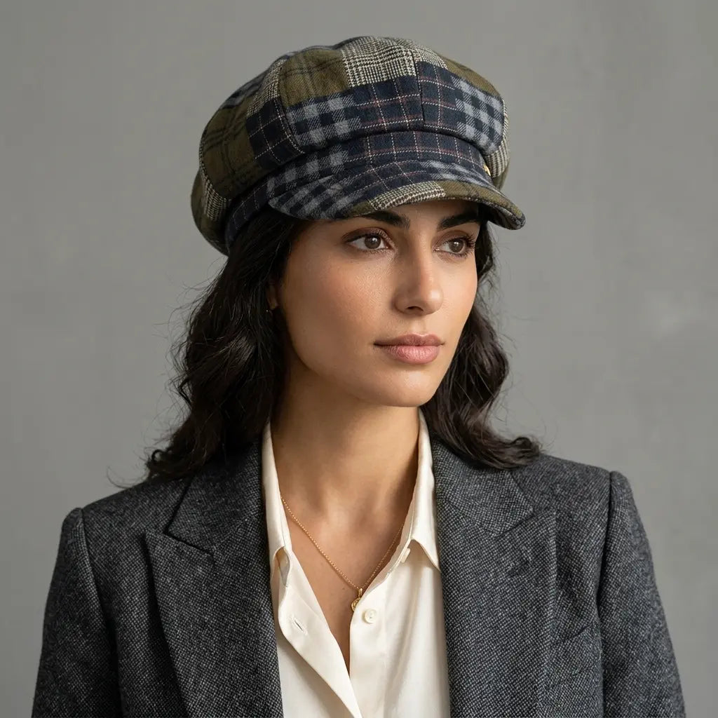 female-girls-vintage-retro-newsie-bakerboy-paperboy-cabbie-hat