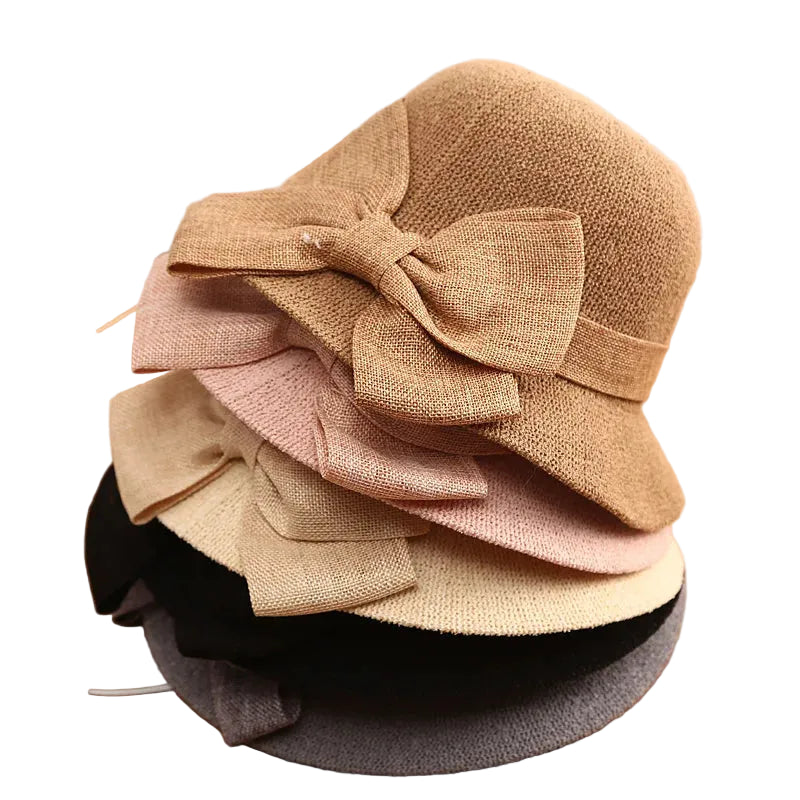 female-girls-adjustable-breathable-vegetable-fibre-fisherman-headwear