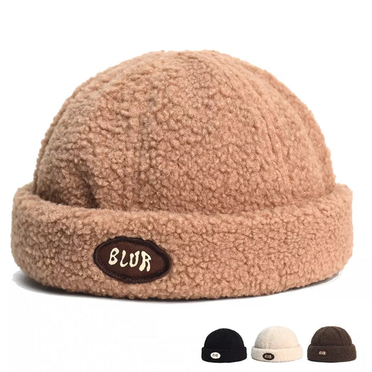 Blur Winter Fur Docker Cap