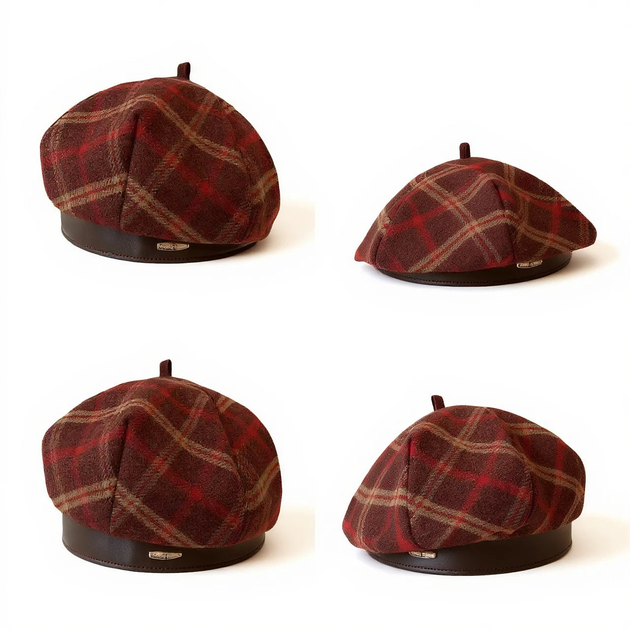 girl-retro-vintage-classic-checked-hat