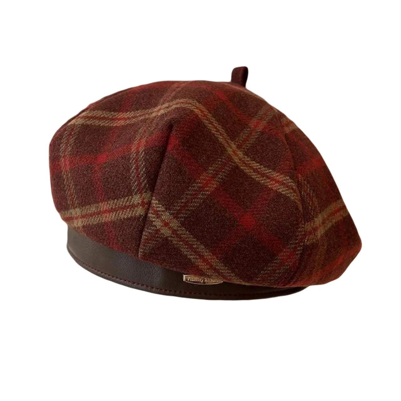 girl-retro-vintage-classic-checked-hat