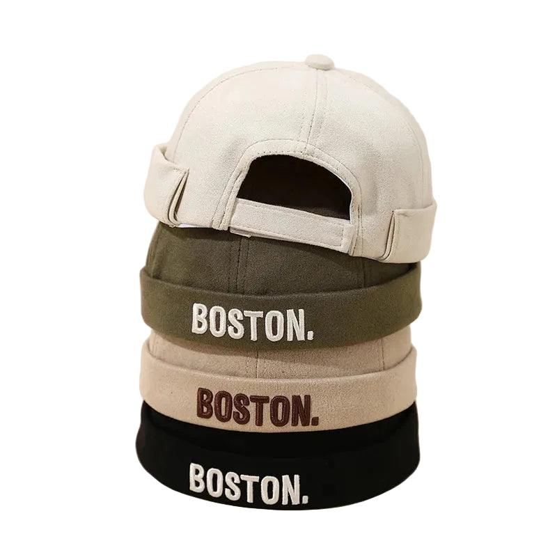 Boston Kids Cotton 6-Panels Docker Cap | Brimless Cap – Ghelter