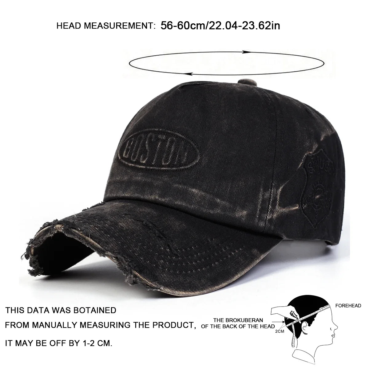 men-women-breathable-headwear-vintage-worn-distressed-hat