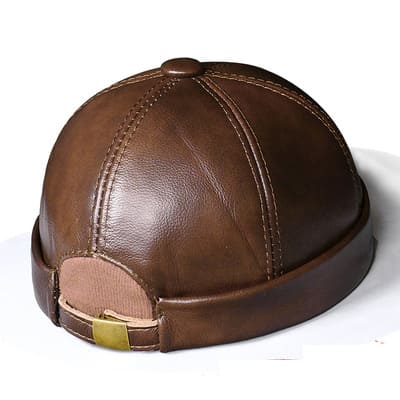 Boston Genuine Leather Docker Cap
