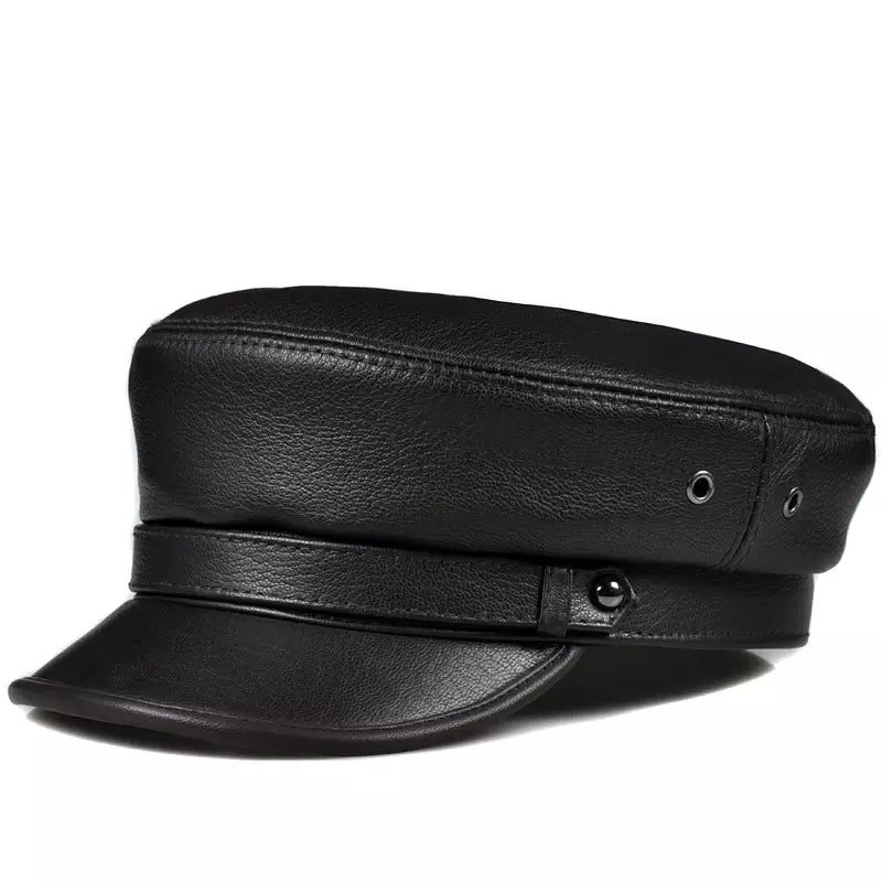 Bouillon Genuine Leather Sailor Cap | Fiddler, Breton Cap – Ghelter