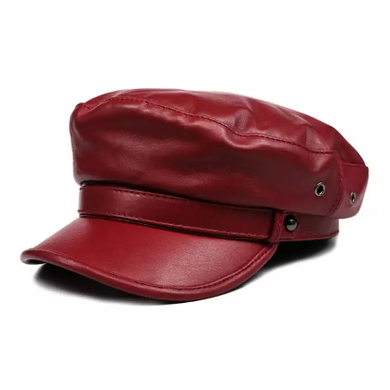 Bouillon Genuine Leather Sailor Cap | Fiddler, Breton Cap – Ghelter