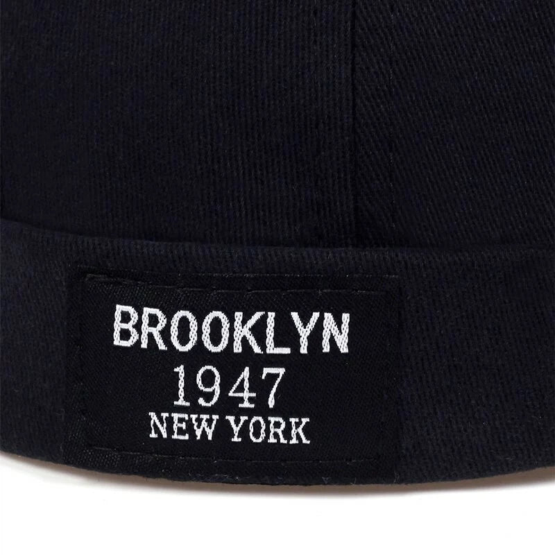 Brooklyn 1947 Black Docker Cap