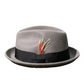 Brunner Feather Wool Fedora Hat