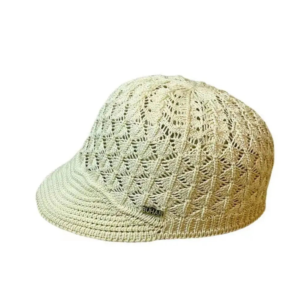 elastic-beret-sun-protection-breathable-beach-headwear