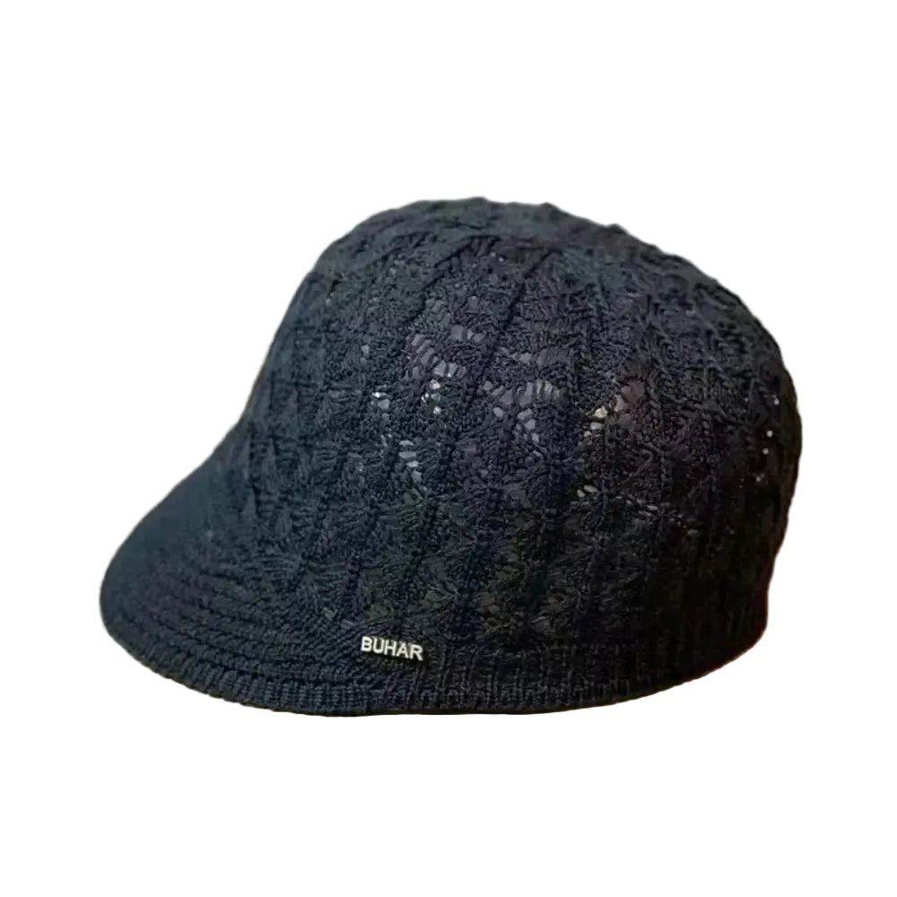 elastic-beret-sun-protection-breathable-beach-headwear