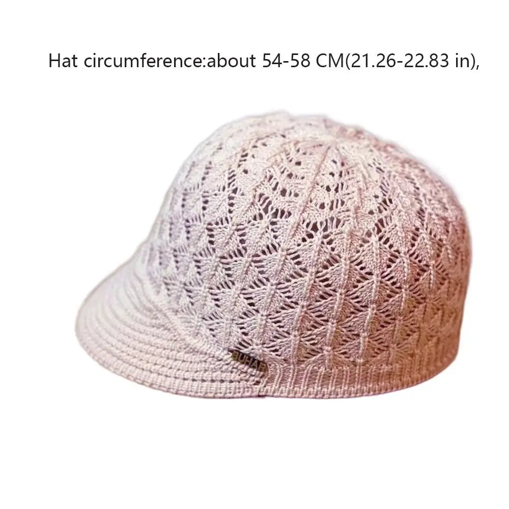 elastic-beret-sun-protection-breathable-beach-headwear