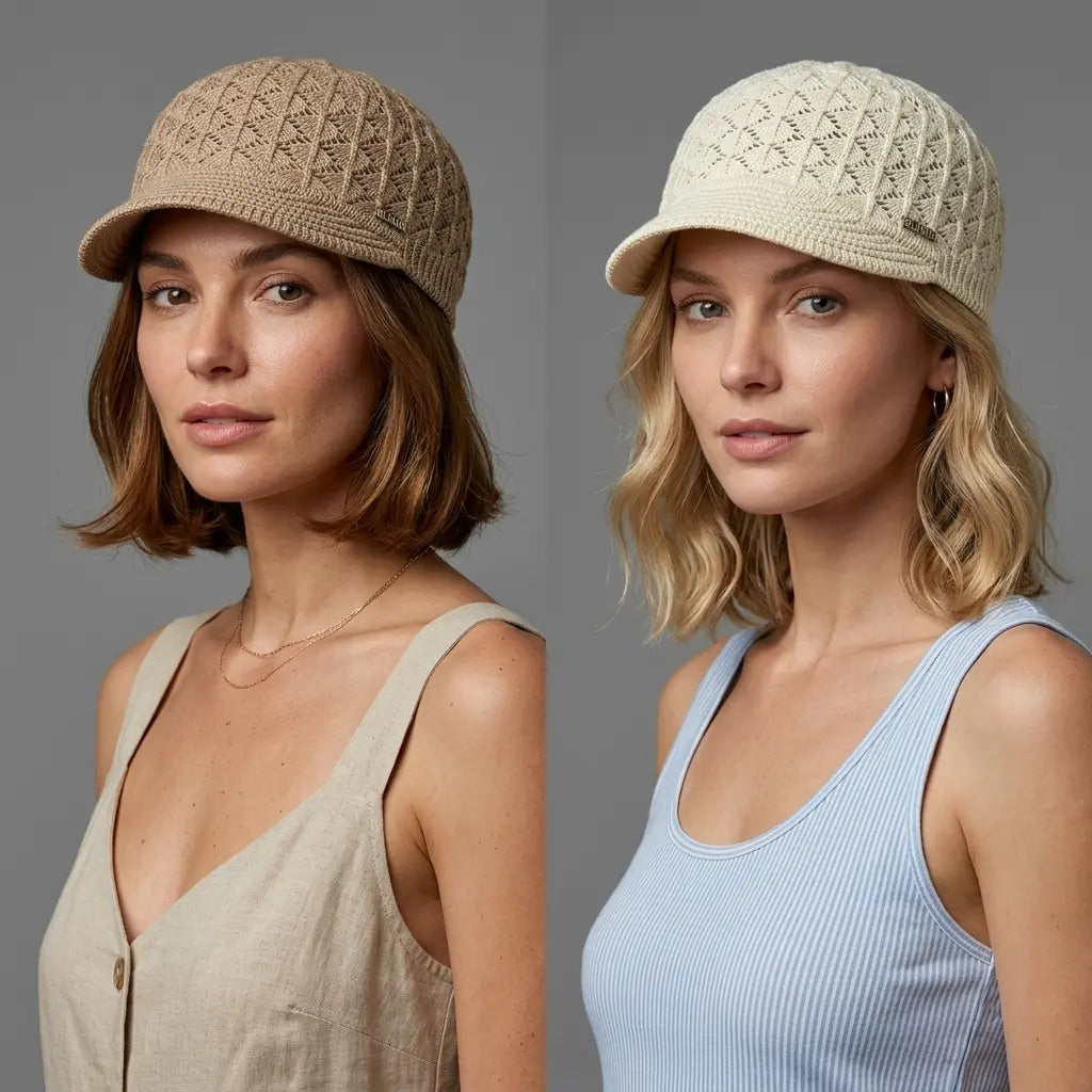elastic-beret-sun-protection-breathable-beach-headwear