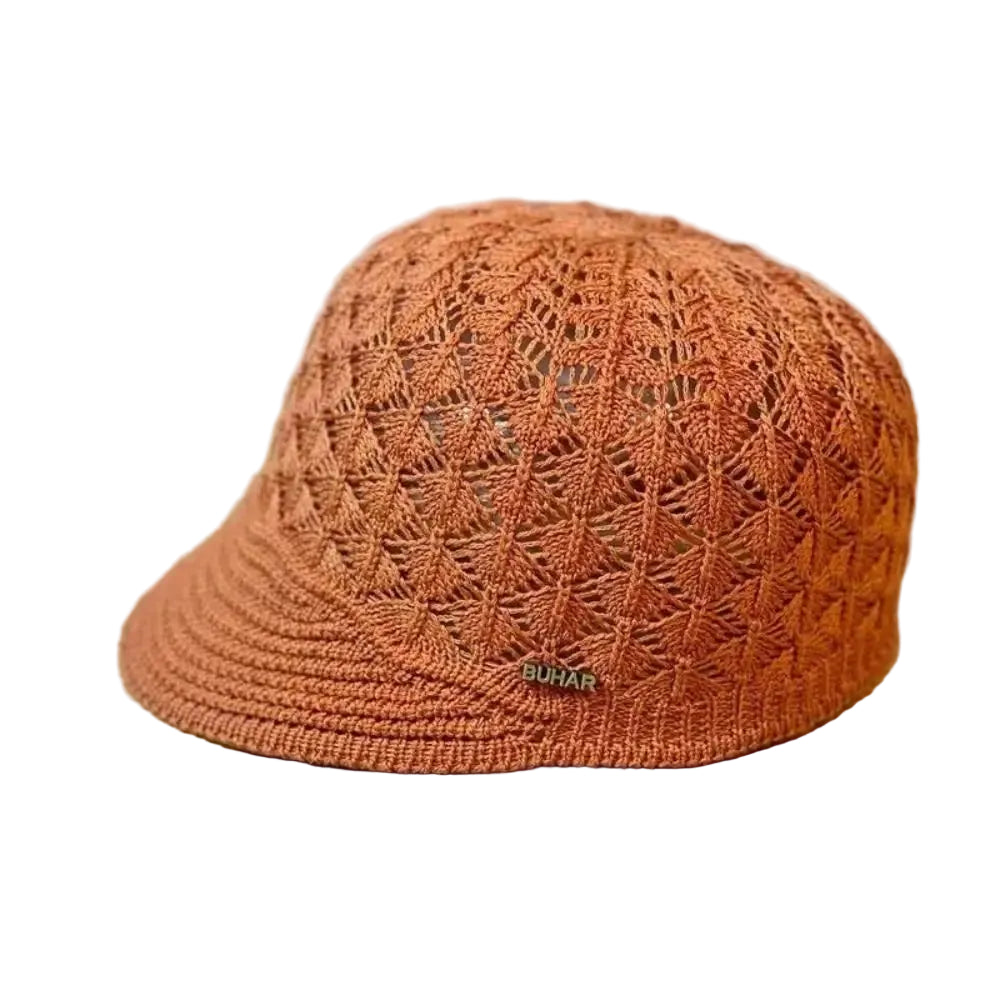 elastic-beret-sun-protection-breathable-beach-headwear