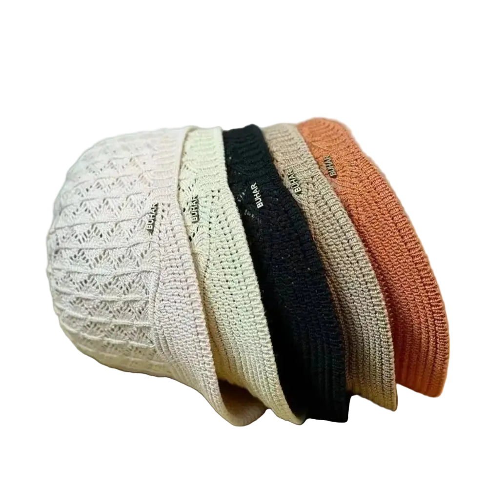 elastic-beret-sun-protection-breathable-beach-headwear